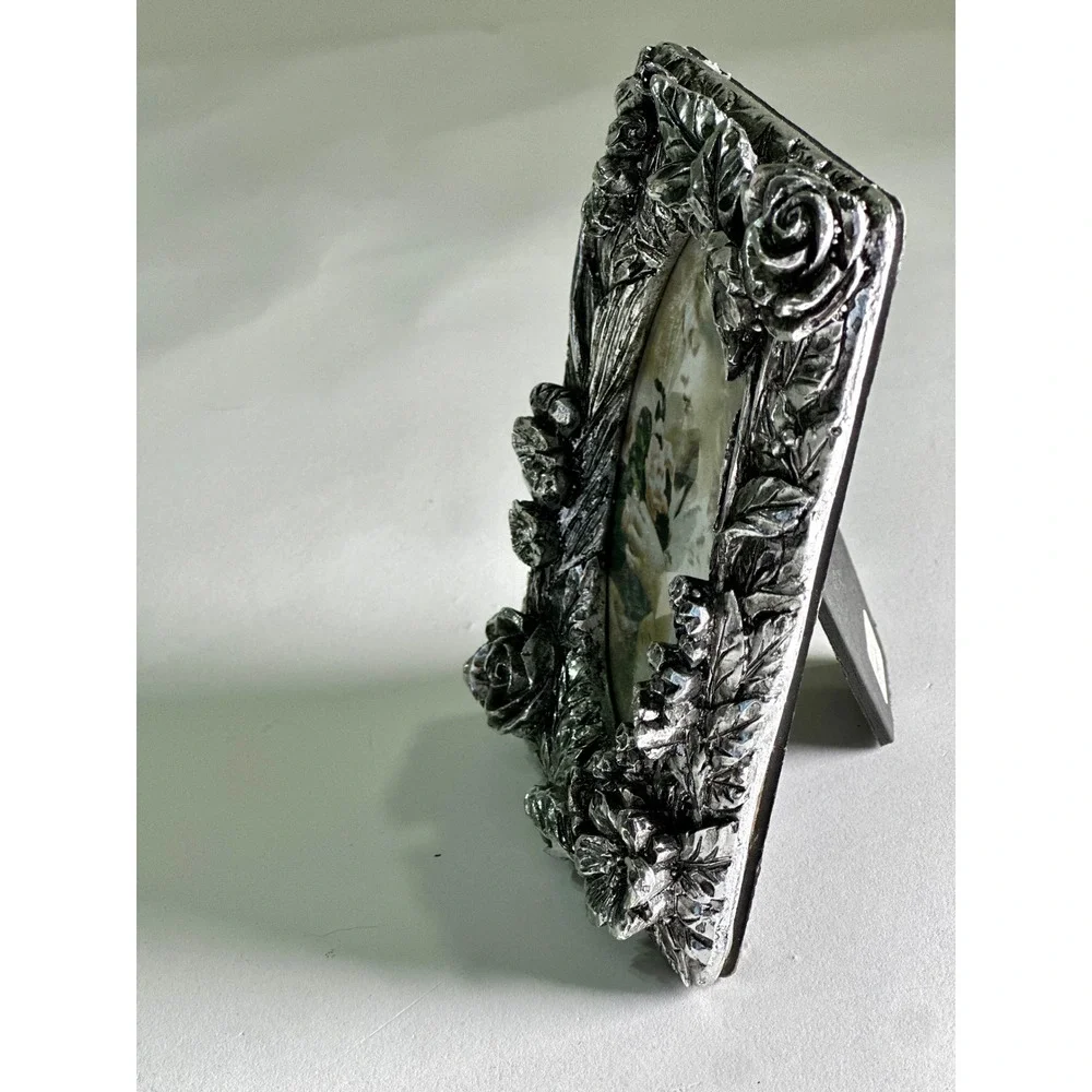 Vintage 1991 Albert E Price Silver Carved Ornate Picture Frame Victorian